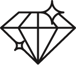 Diamond representing clarity and dream